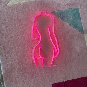 Pink Abstract Body Wall Art